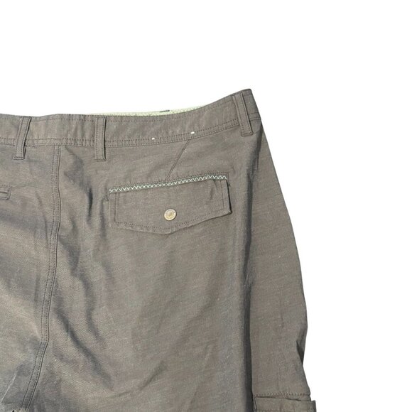 Linksoul Mens Charcoal Golf Shorts Size 36 Lightweight Performance Fabric - Picture 6 of 6